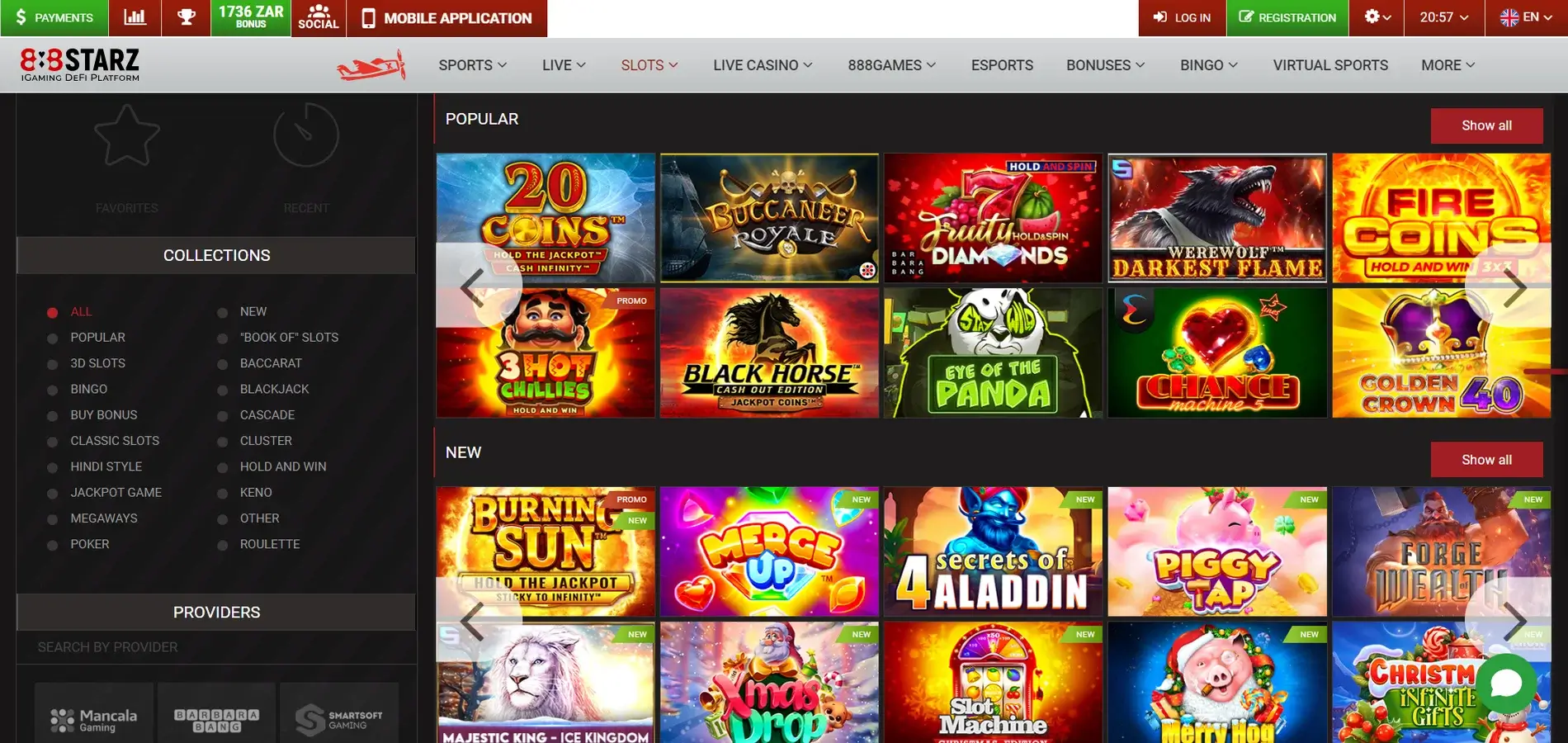 888Starz casino overview