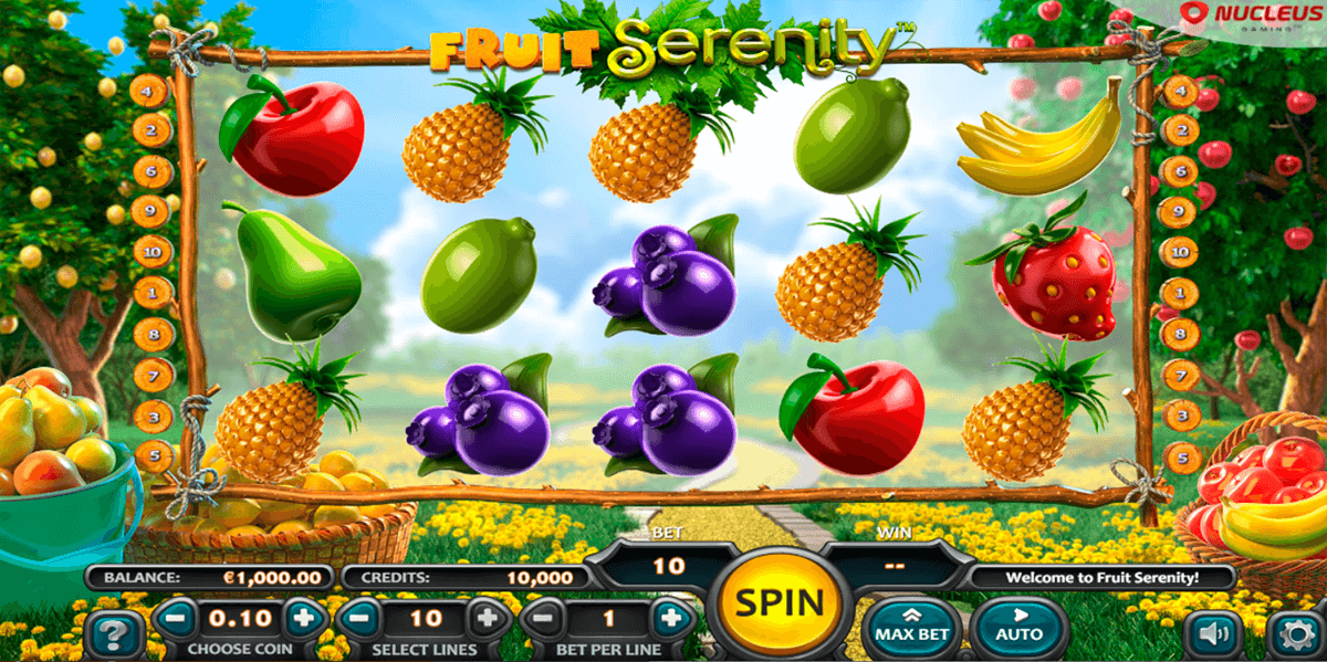 fruit serenity nucleus gaming slot