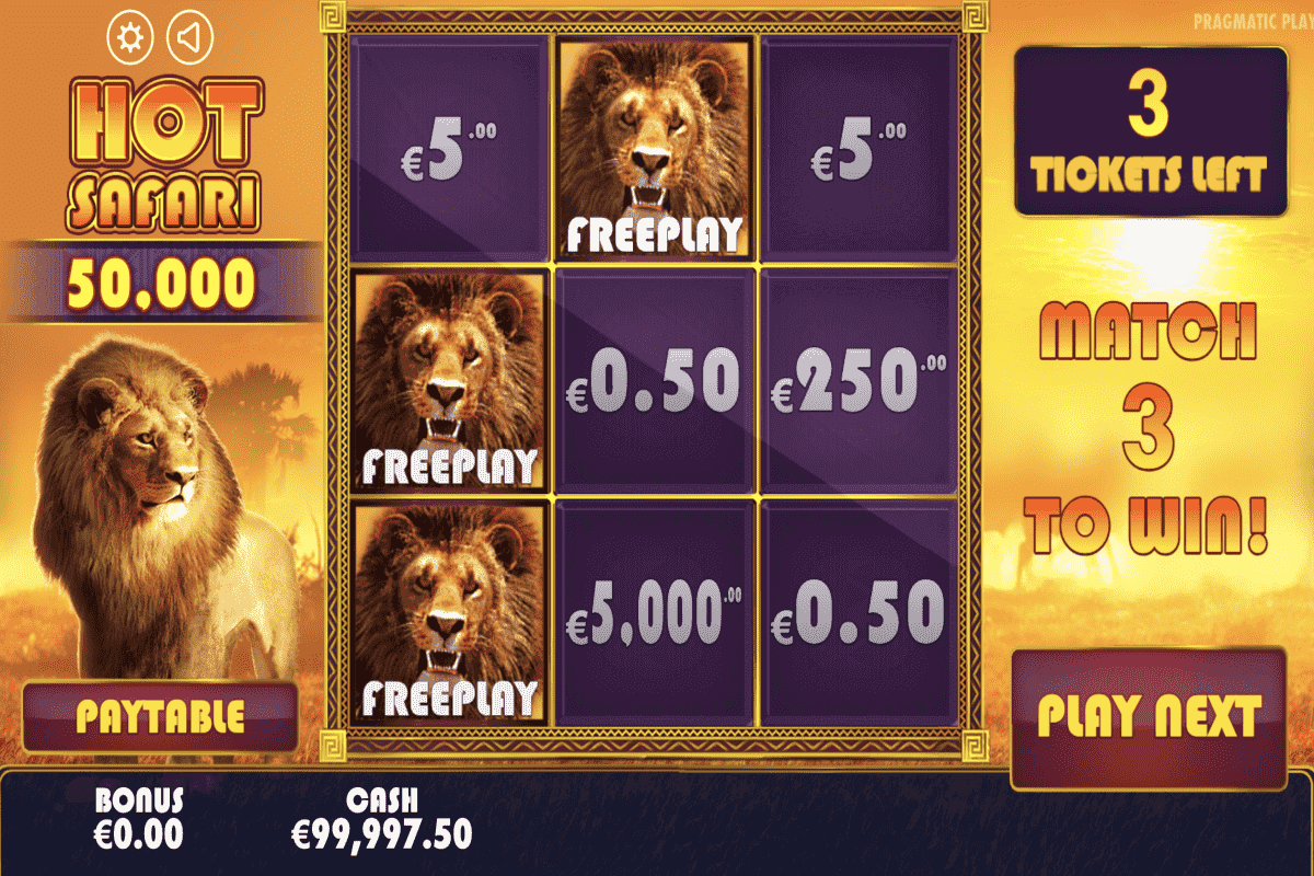 hot safari pragmatic play 