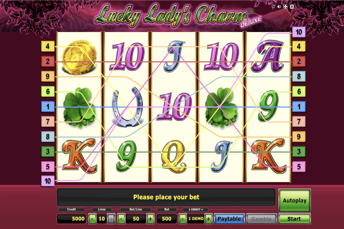 lucky ladys charm deluxe novomatic 