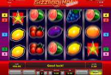 sizzling hot delue novomatic slot